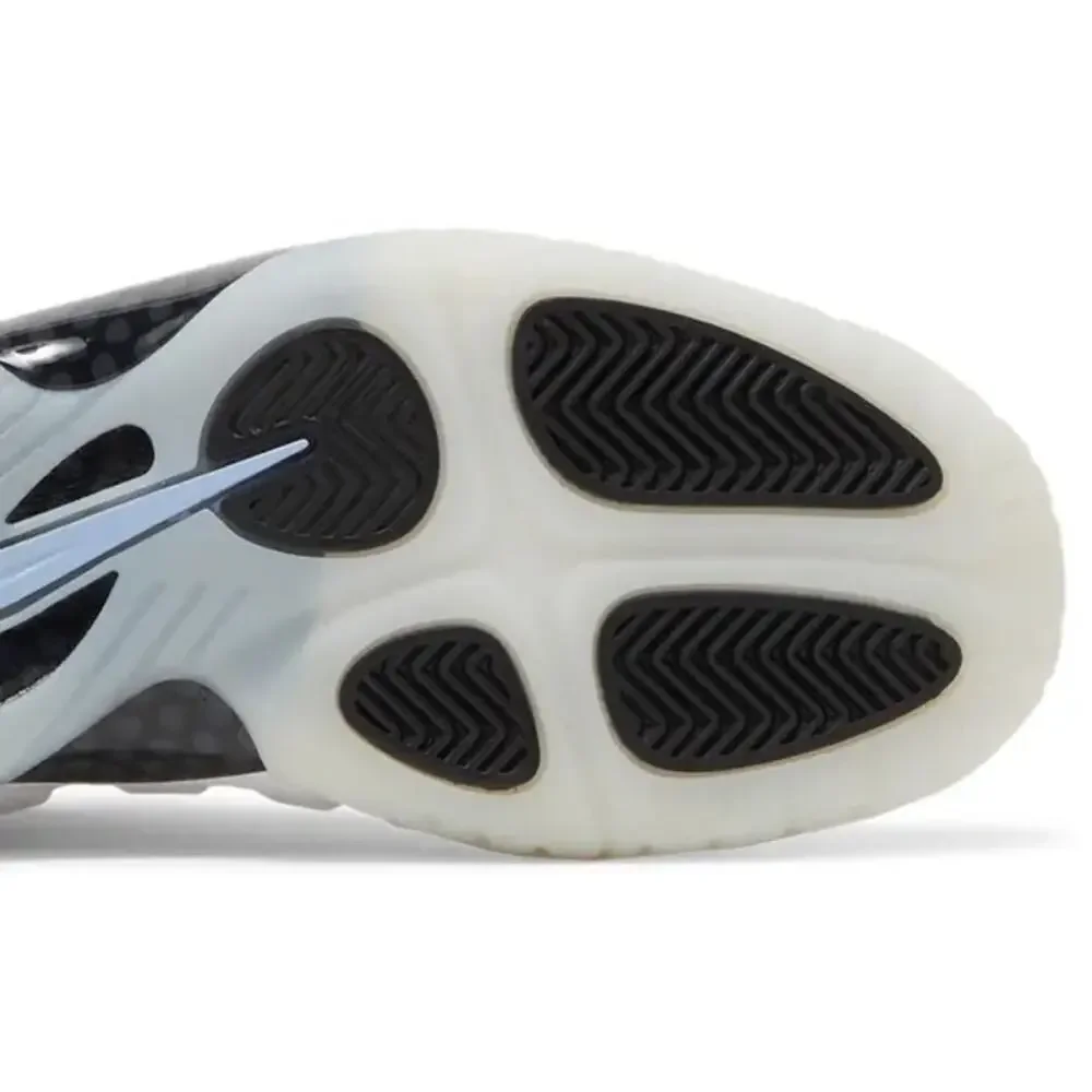 NIKE GS 7Y LITTLE POSITE ONE WHITE METALLIC SILVER BLACK FOAMPOSITE DV2238-100